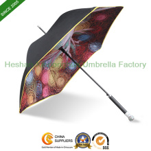 Luxe mode pluie parapluies avec Fox gérer (SU-0623SF)